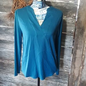 Reposh -TAGS Removed - Teal  chico's blouse